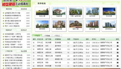 經典名典房產網源碼(綠色大氣風格)