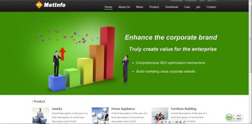 企業網站成品源碼+全站SEO靜態+中英雙語PHP+WAP網站模板帶后臺