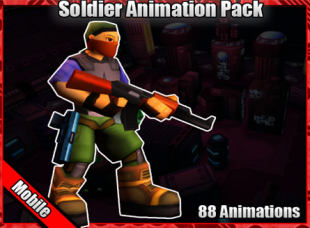 unity3d Αģ ʿ Soldier Animation Package ֧֙C(j)0
