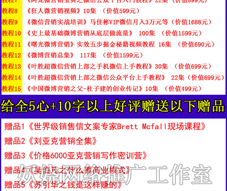 2014微營銷實戰兵法技巧大全集教程 微博微信網絡推廣引流視頻資