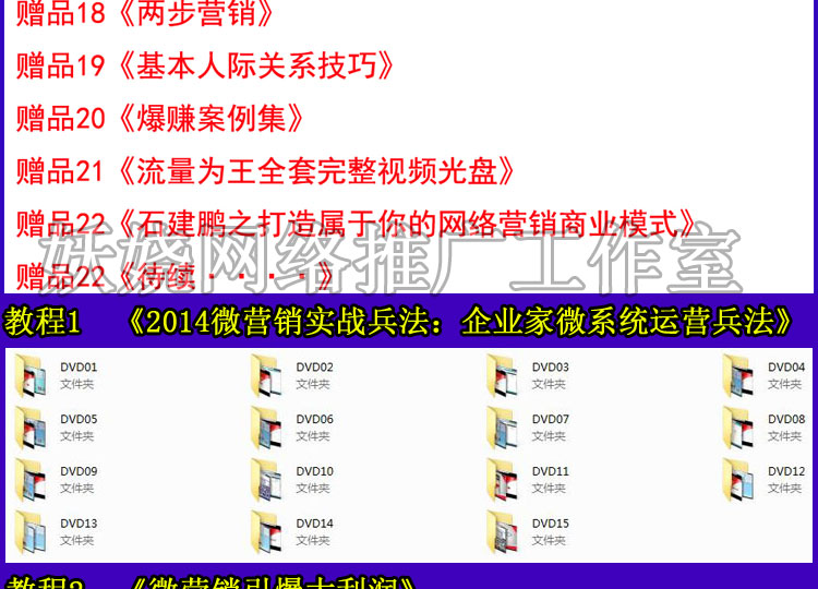 2014微營銷實戰兵法技巧大全集教程 微博微信網絡推廣引流視頻資