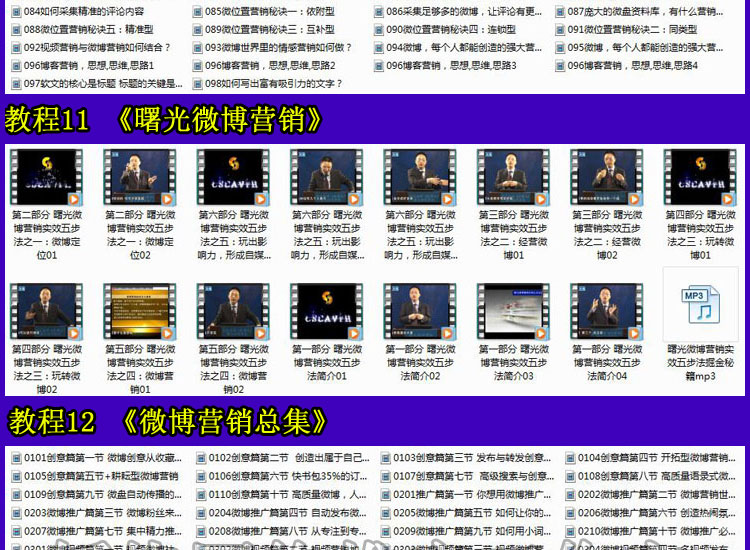 2014微營銷實戰兵法技巧大全集教程 微博微信網絡推廣引流視頻資