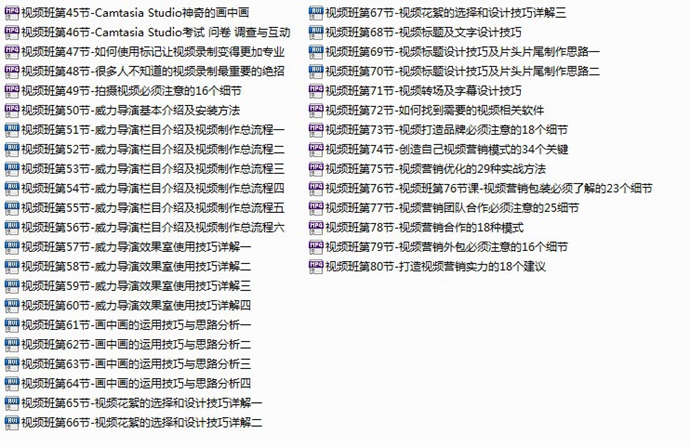 鄭俊雅視頻營銷特訓班 80課全套教程 2014視頻營銷教程網絡營銷