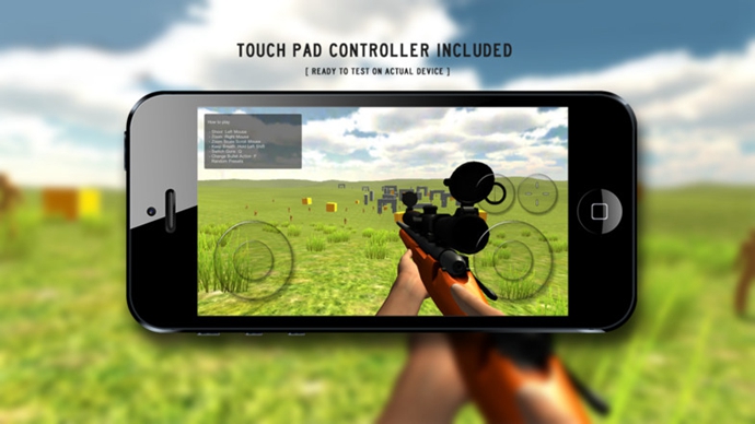 unity3d游戲源碼 高級(jí)狙擊手射擊源碼 Advance Sniper Starter Ki