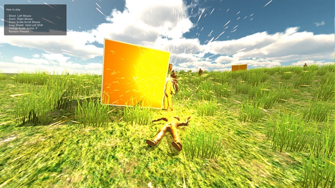 unity3d游戲源碼 高級(jí)狙擊手射擊源碼 Advance Sniper Starter Ki
