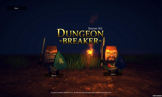 Unity3d游戲源碼 動作類RPG 地牢Dungeon Breaker Starter Kit v3