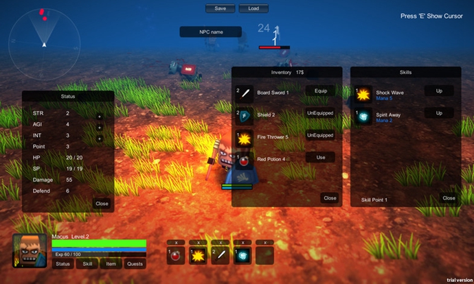 Unity3d游戲源碼 動作類RPG 地牢Dungeon Breaker Starter Kit v3