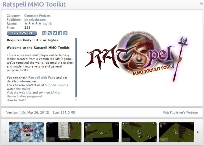 unity3dΑ ͶھΑ_lRatspell MMO Toolkit