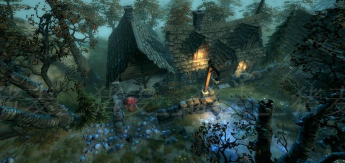 unity3d游戲素材 夢幻場景模型制作資源素材包Top-Down Assets