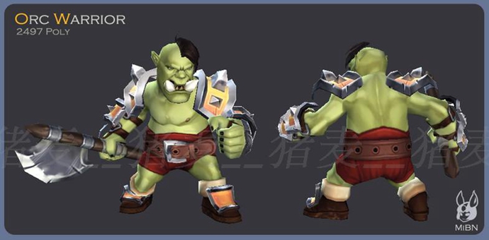 unity3d游戲人物模型 精靈族怪物帶動作 Monster BaseTeam v1.2