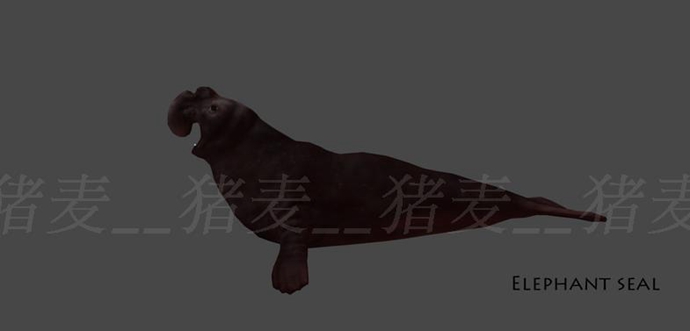Unity 3D模型 人物角色水下動物資源包淡水魚、海底魚超100種