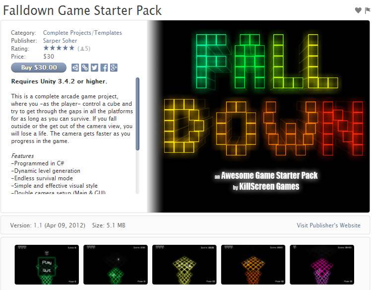 unity3dΑ Falldown Game Starter Pack ΑԴa1
