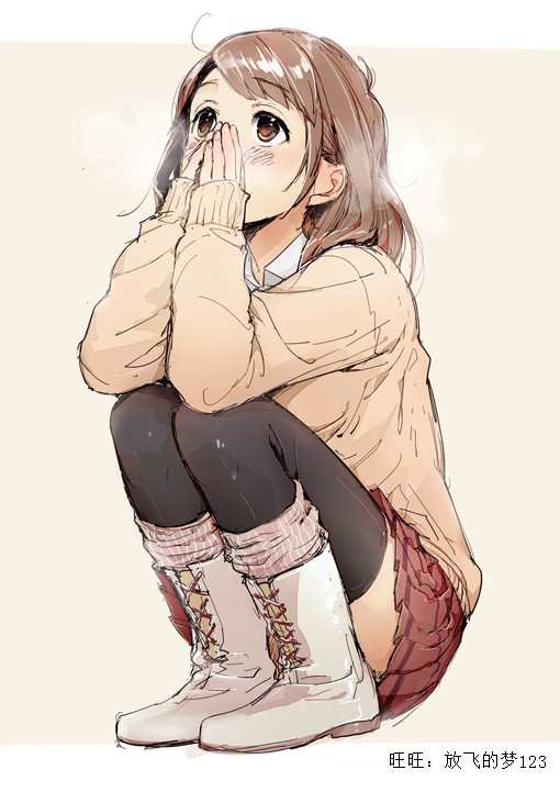 繪畫臨摹素材 人物線稿手稿素描線條稿插畫圖集 彩色漫畫效果圖