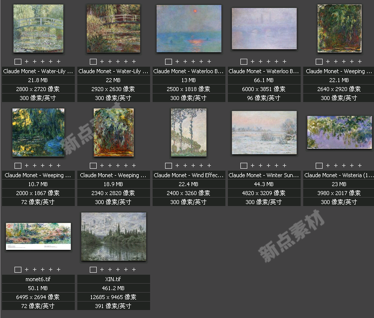 克勞德 莫奈Mone高清油畫印象派風景無框畫裝飾臨摹參考大圖素材