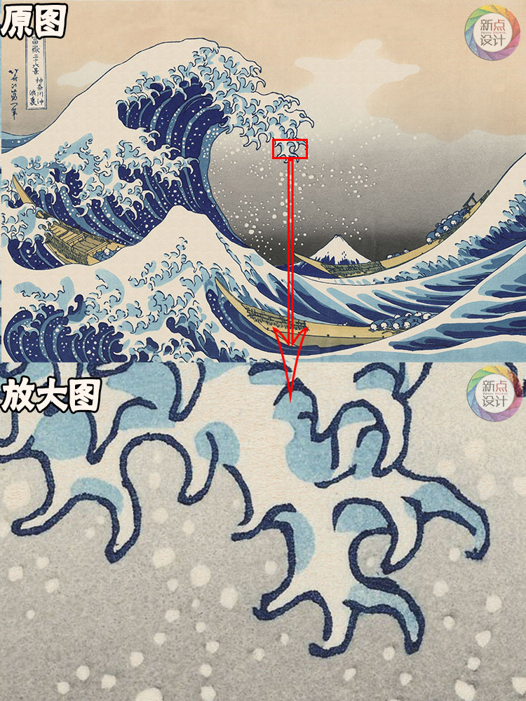日本浮世繪風(fēng)景 葛飾北齋超高清作品 冨岳三十六景噴繪裝飾畫素