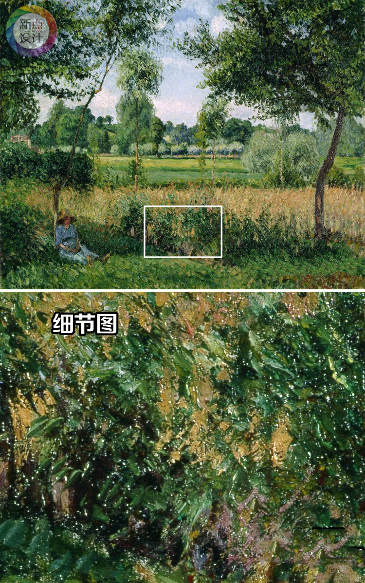 畢沙羅高清油畫圖片素材臨摹噴繪大圖作品集裝飾畫無框畫素材圖