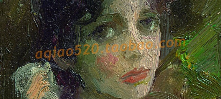 何多苓高清油畫圖片庫臨摹噴繪大圖作品集裝飾畫無框畫素材圖庫