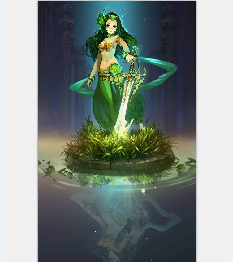 游戲美術資源 韓國手游五魂全套UI素材 場景圖標ICON人物PNG