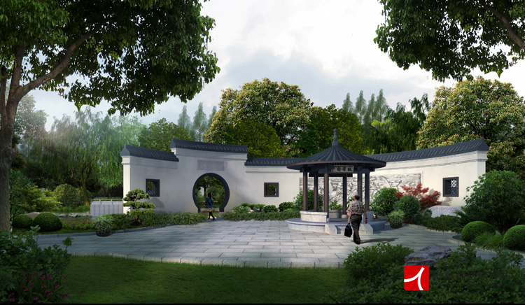 最新園林景觀PS效果圖PSD后期素材/公園/廣場/建筑/配景