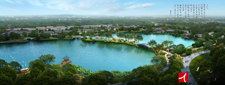 最新園林景觀PS效果圖PSD后期素材/公園/廣場/建筑/配景