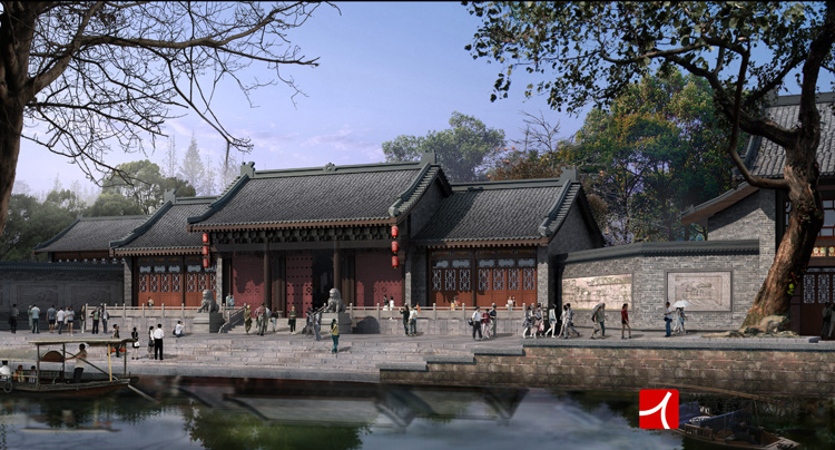 最新園林景觀PS效果圖PSD后期素材/公園/廣場/建筑/配景
