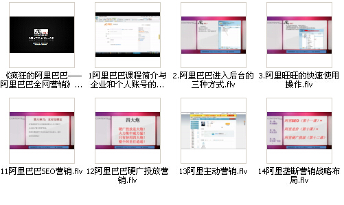 阿里巴巴推廣教程|產品發布、排名、營銷、運營|瘋狂阿里巴巴視頻