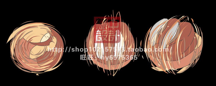 FLASH特效打暈音符秋千翻滾打鼾骷髏光暈fla格式源文件素材1_8號