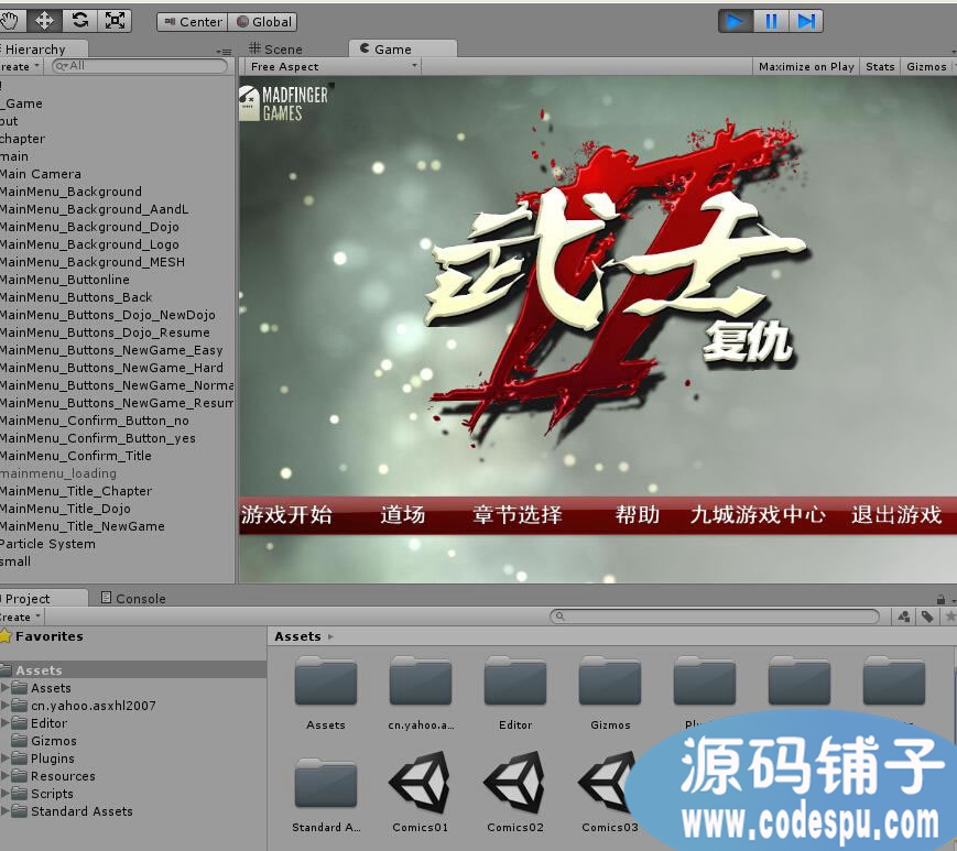 unity源碼 日本漫畫風冷兵器動作RPG游戲《武士2復仇》源碼