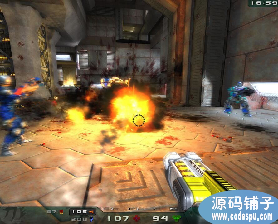 頂級3D死亡競賽射擊游戲全部源碼+資源 第一人稱射擊游戲源碼