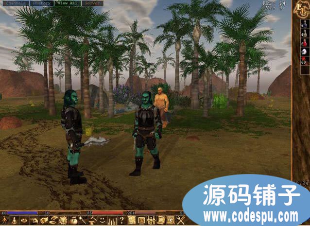 國外3D游戲源碼 GMMORPG在線角色扮演游戲《永恒之地》源碼