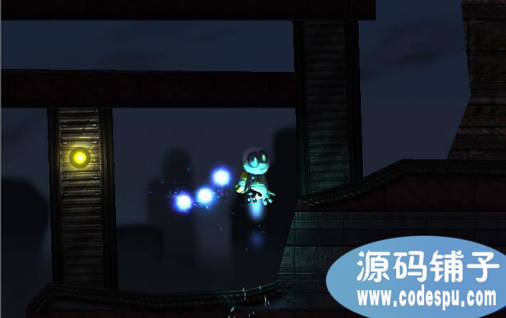 unity橫版機器人解謎冒險游戲源碼 鍵盤操作的游戲