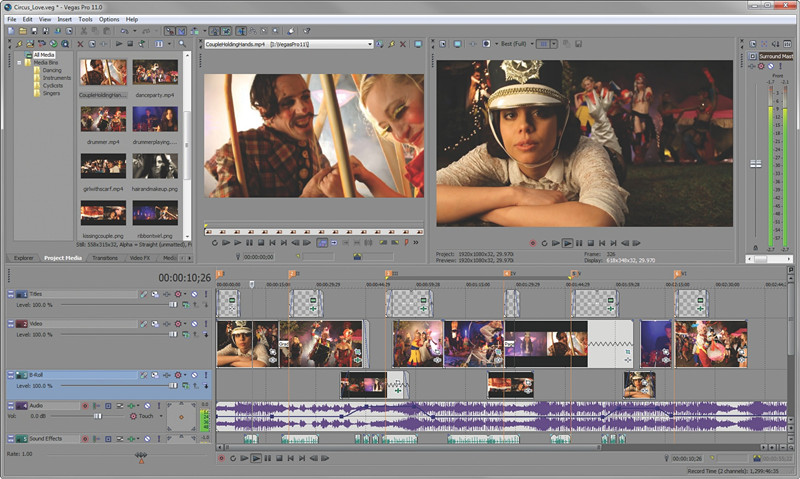 Sony Vegas Pro 12 11 10.0 İܛ ȫ׽̳  ģ 