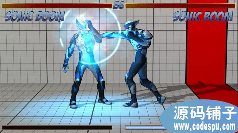 unity5街機格斗游戲源碼1.6 格斗游戲引擎項目工程
