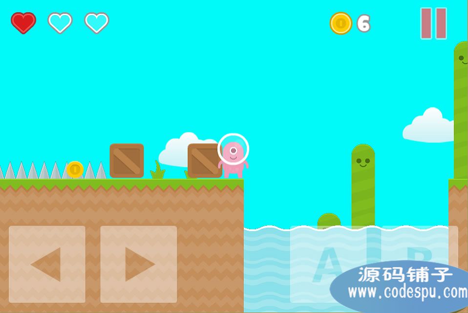 Cocos2d-x 3.2制作的一款橫版冒險休閑游戲源碼