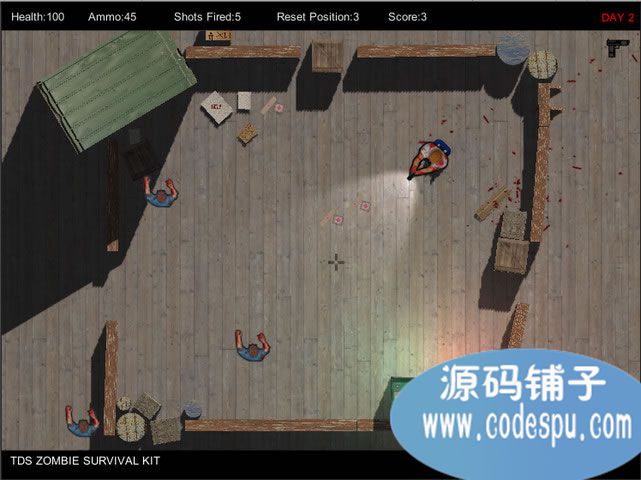 unity游戲源碼 射殺喪尸生存游戲源碼 1.2