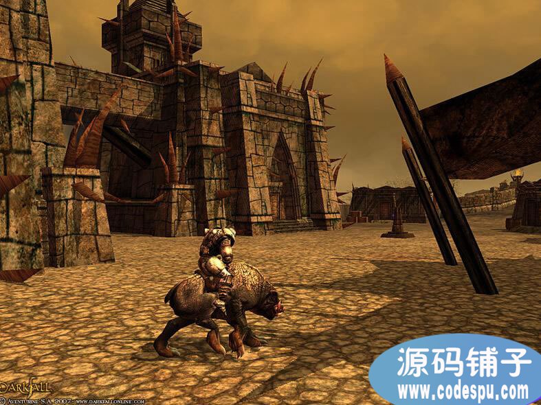 中世紀風格網游《黑暗降臨Darkfall》源代碼(類似魔獸世界)