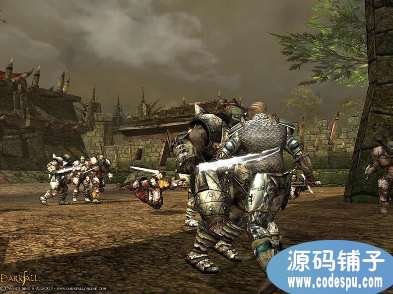 中世紀風格網游《黑暗降臨Darkfall》源代碼(類似魔獸世界)