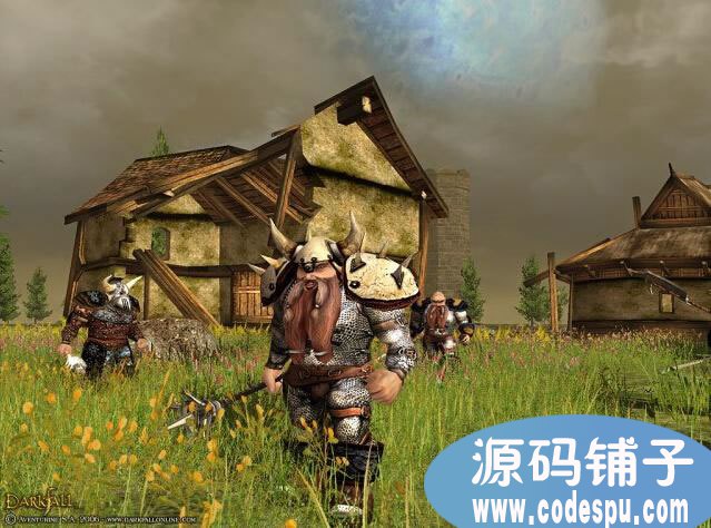 中世紀風格網游《黑暗降臨Darkfall》源代碼(類似魔獸世界)