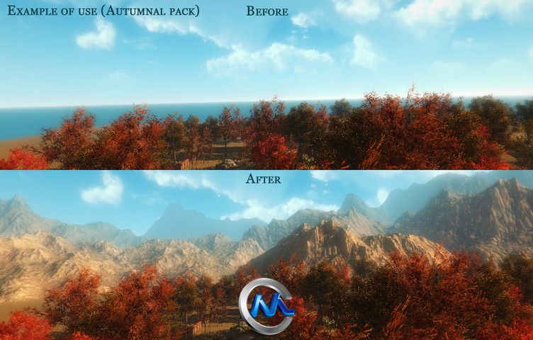 Unity3D山脈場景素材包