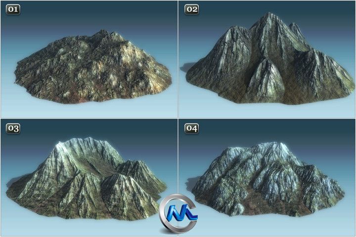 Unity3D山脈場景素材包