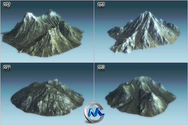 Unity3D山脈場景素材包