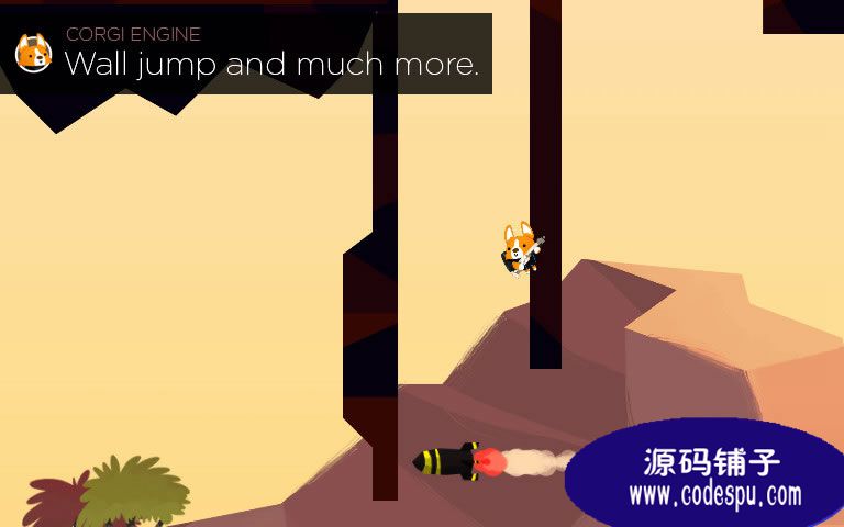 unity2D橫版卡通游戲引擎源碼 支持移動平臺