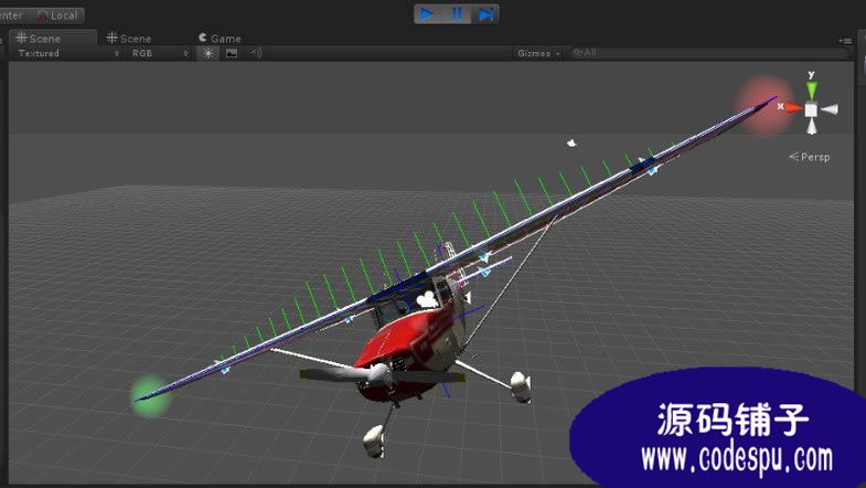 unity3d模擬飛機飛行源碼Flight Simulation Engine