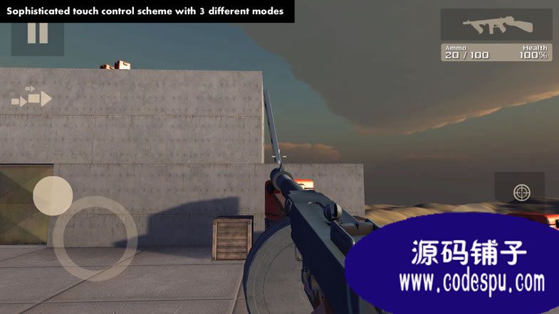 unity3d第一人稱手機射擊游戲UFPS腳本Mobile Add-on for UFPS
