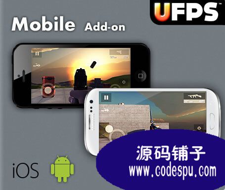 unity3d第一人稱手機射擊游戲UFPS腳本Mobile Add-on for UFPS