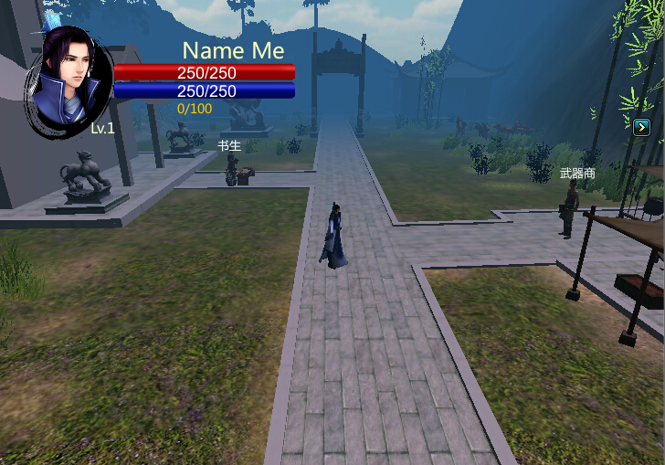 unity3D武俠RPG游戲源代碼 東方武俠風格RPG游戲源碼 c#