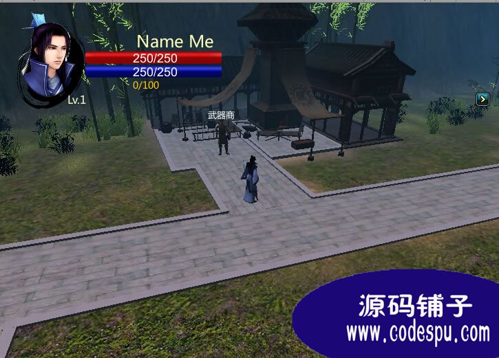 unity3D武俠RPG游戲源代碼 東方武俠風格RPG游戲源碼 c#