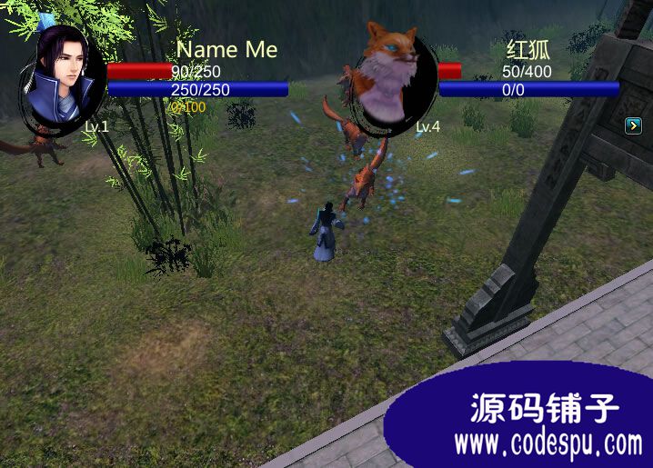 unity3D武俠RPG游戲源代碼 東方武俠風格RPG游戲源碼 c#