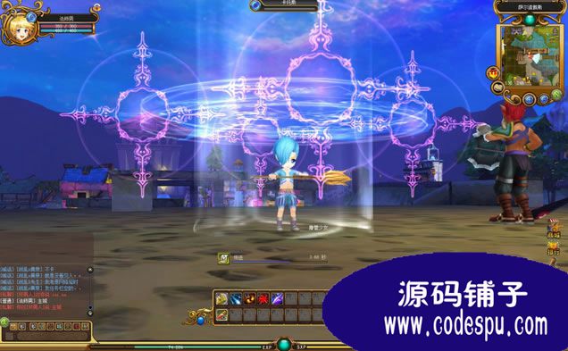 3D卡通休閑網游《夢幻卡修》完整源代碼 vc++程序開發