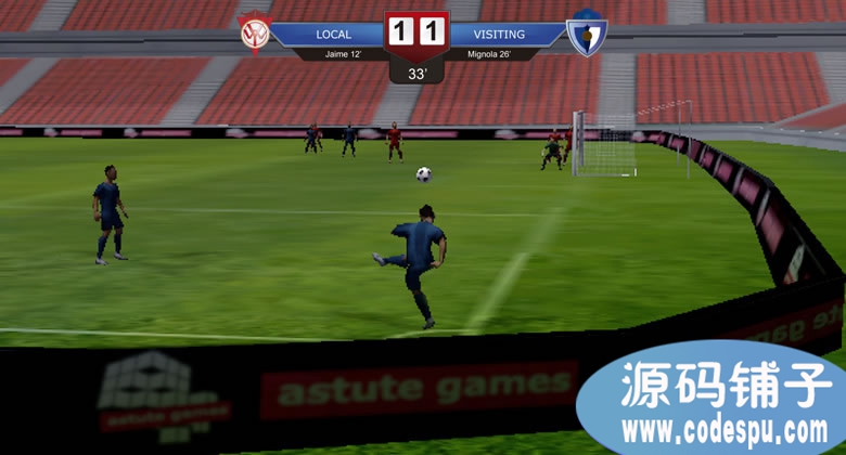 Unity3D超強大Soccer Project源碼 C#腳本 足球游戲源碼